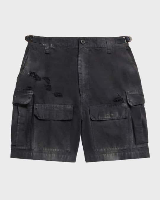 Balenciaga Men's Large Cargo Shorts | Neiman Marcus