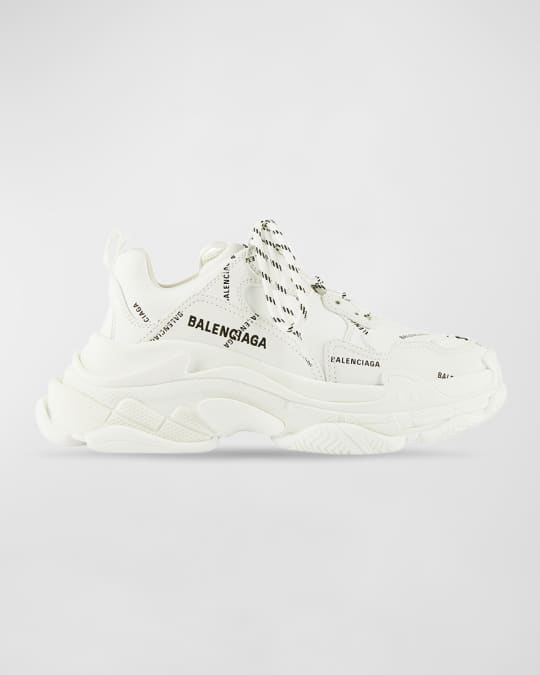 SALE♪関税込【BALENCIAGA】Triple S レースアップ スニーカー Men's Triple S Clear Sole Sneaker in Black | Balenciaga US