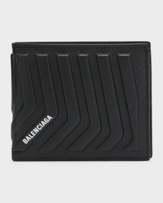 Balenciaga Men's Car Square Folded Wallet | Neiman Marcus