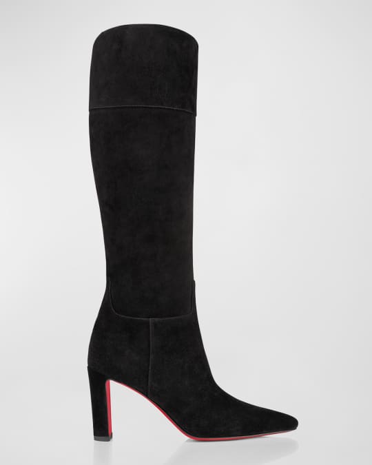 Suprabotta Suede Red Sole Tall Boots