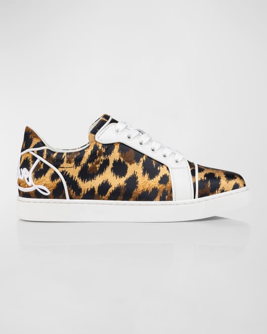 Leopard print red bottoms sales
