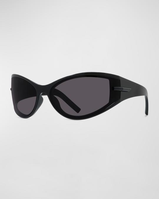 Givenchy Monochrome Sunglasses Square sunglasses in acetate - black in - black - BR00B5R05B  main image 4
