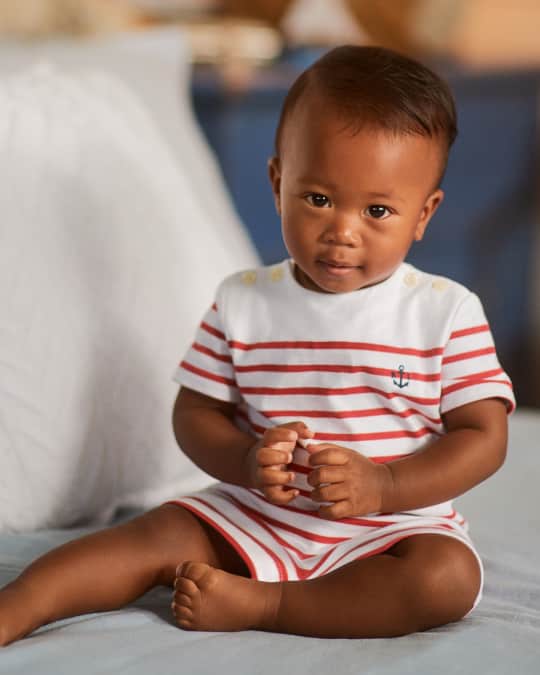 Ralph Lauren Childrenswear Boy's Nautical-Inspired Striped