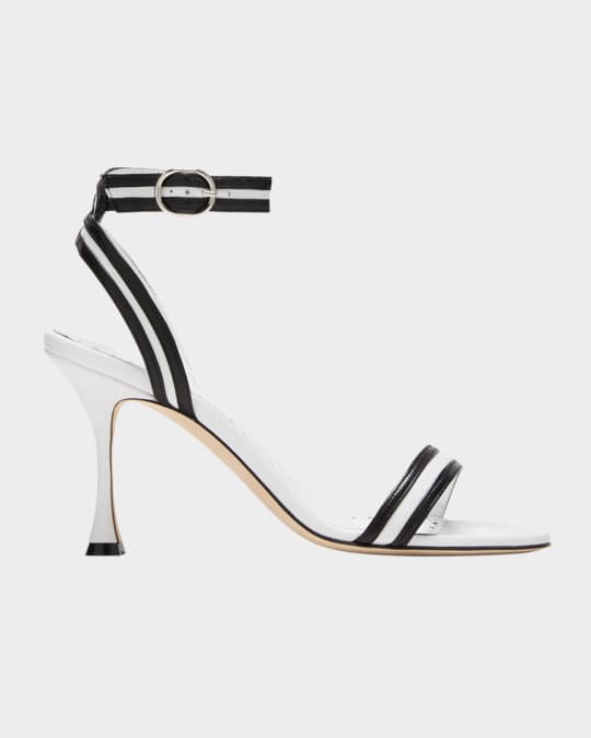 Chongasa Bicolor Ankle-Strap Sandals