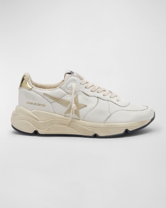 Golden Goose Star Dad Mixed Leather Running Sneakers