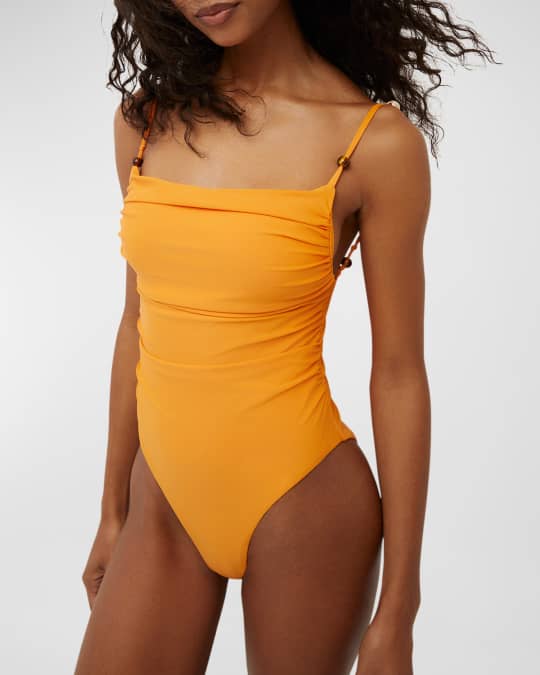 Cynzia Ruched One Piece Swimsuit