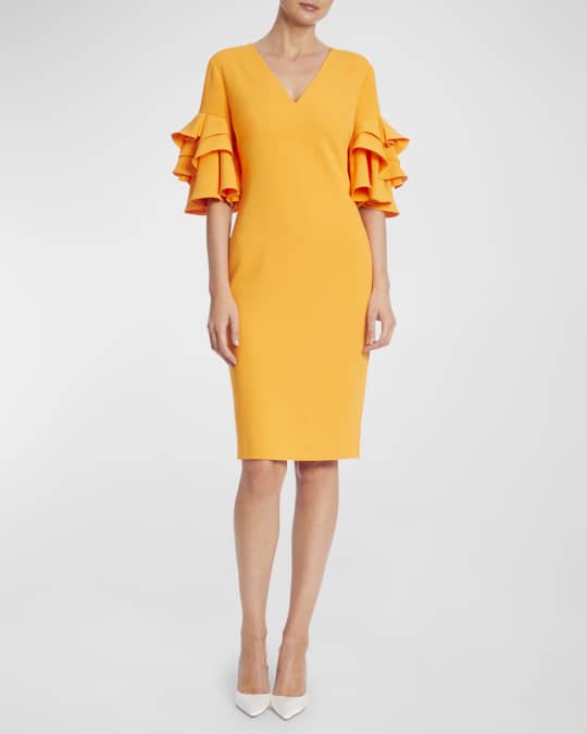 Tiered bodycon dress top