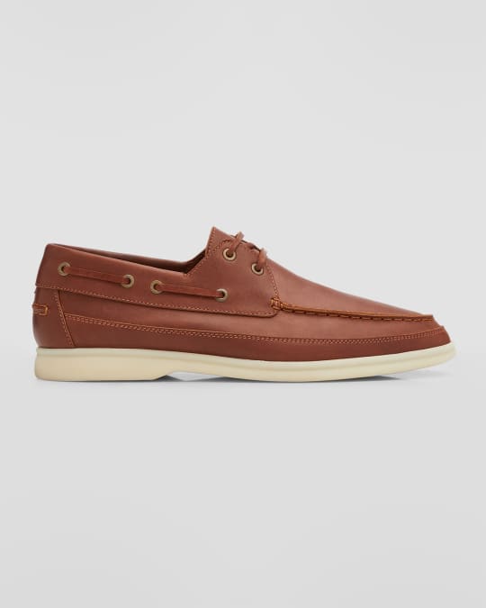 Men's Sea-Sail Walk Leather Boat Shoes