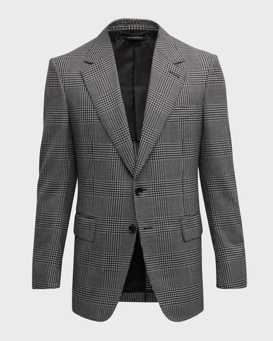 TOM FORD Men's Shelton Glen Plaid Sport Jacket | Neiman Marcus