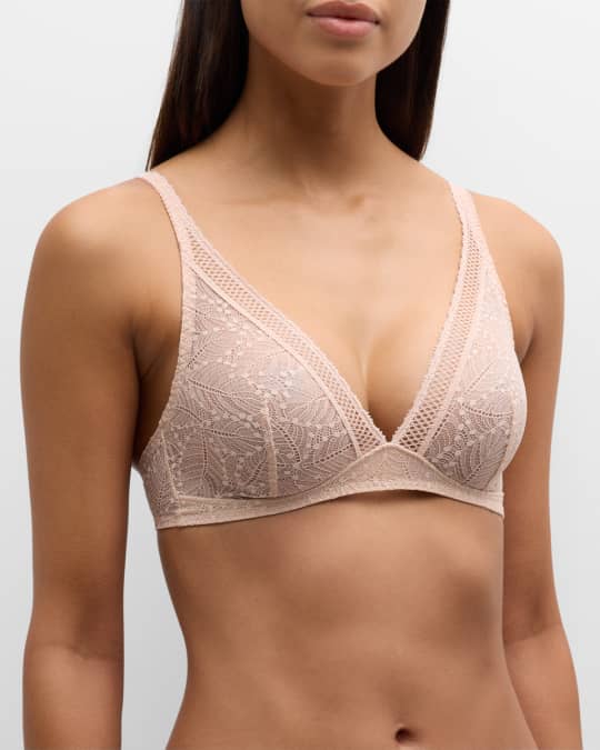 Comete Lace-Trim Tulle Bralette