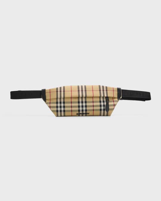 Burberry Men s Stevie Vintage Check Belt Bag Neiman Marcus