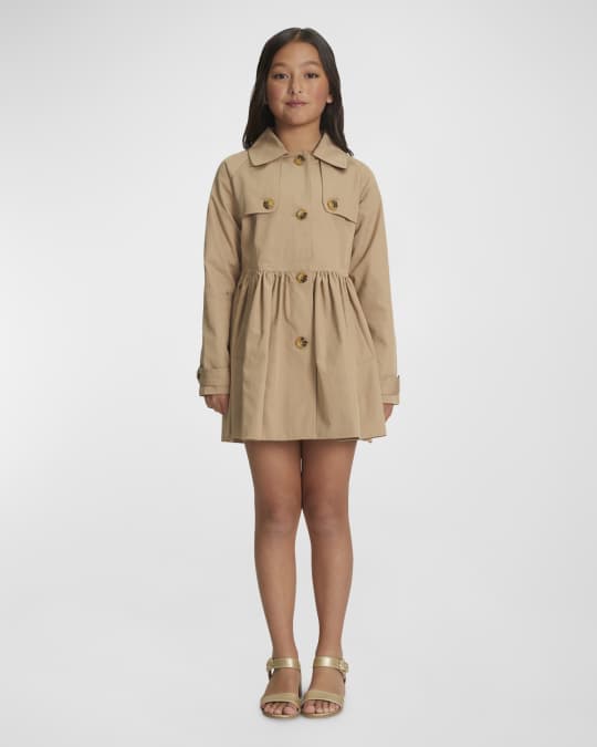 Bardot Junior Girl's Mia Classic Trench Coat, Size 7-14 Neiman