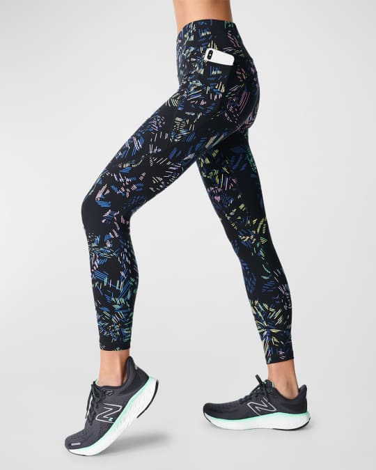 Floral Refract Power 7/8 Workout Leggings