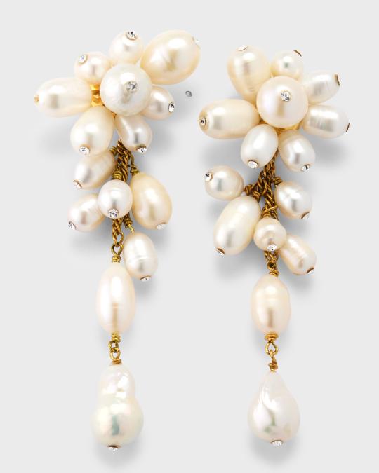 Jennifer Behr Chiron embellished drop earrings Jennifer Behr