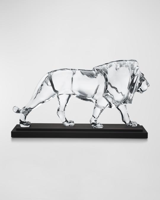 Baccarat Cecil Lion Crystal Figurine, Limited Edition | Neiman Marcus