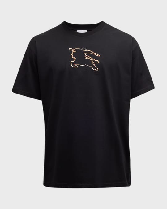 【SALE】Burberry T-Shirt Burberry Black Logo T-Shirt | Junior Couture USA