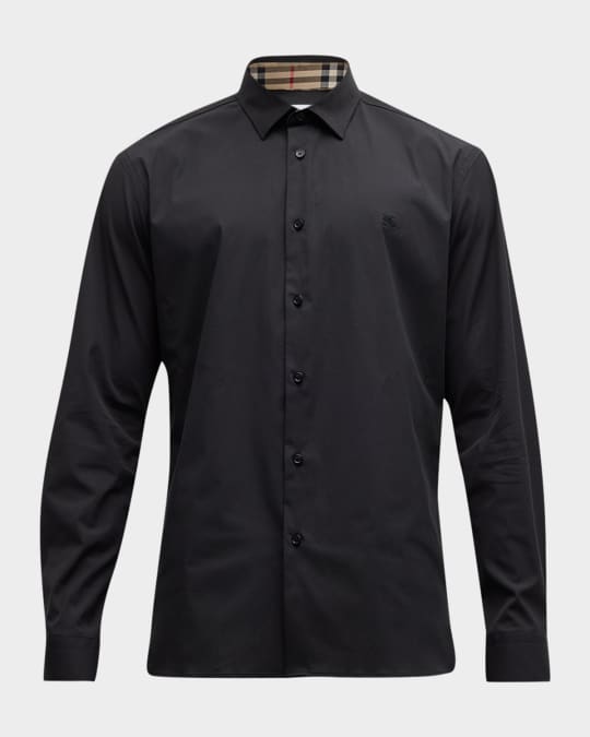 Tシャツ・カットソー Burberry FW24 'Sherfield' shirt (8079596 BLACK) Burberry striped-detail Cotton T-shirt | Black | FARFETCH