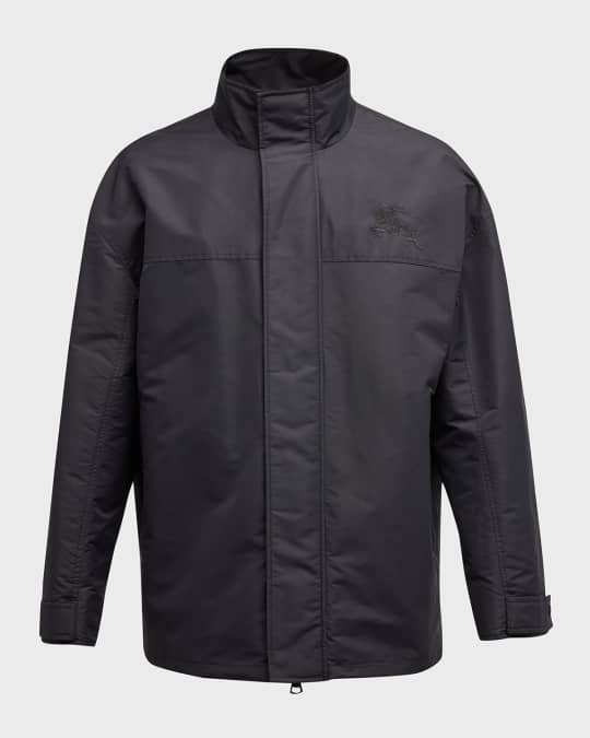 Burberry Men s Salford Embroidered Nylon Jacket Neiman Marcus