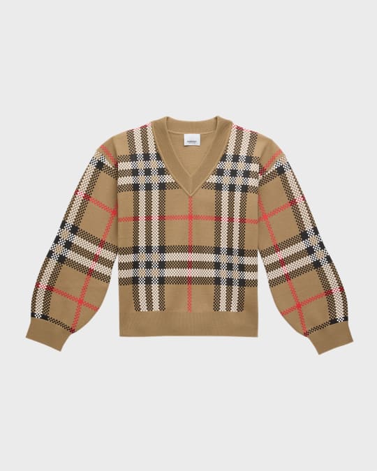 Burberry print sweater sales