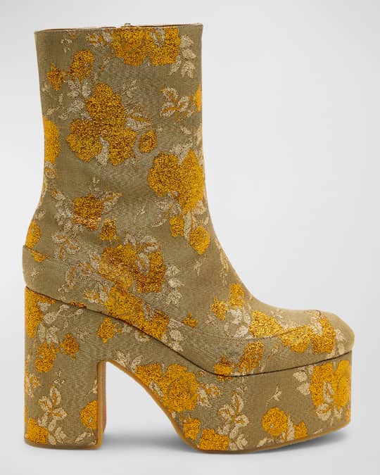 Dries van top noten brocade boots