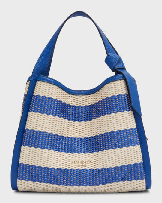 Straw Handbag Kate Spade Woven Tote Kate Spade New York Knott Medium  Striped Woven Straw Crossbody Bag