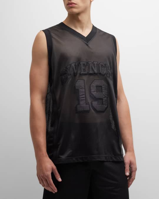 Givenchy Men's Mesh Basketball Tank Top | Neiman Marcus