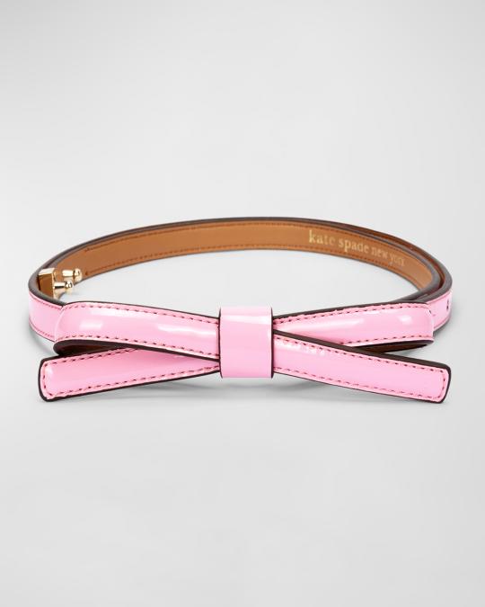 Kate Spade New York 8MM Shoestring Bow Belt- Vivid Snapdragon Kate Spade New York 8MM Shoestring Bow Belt- Vivid Snapdragon main image 4