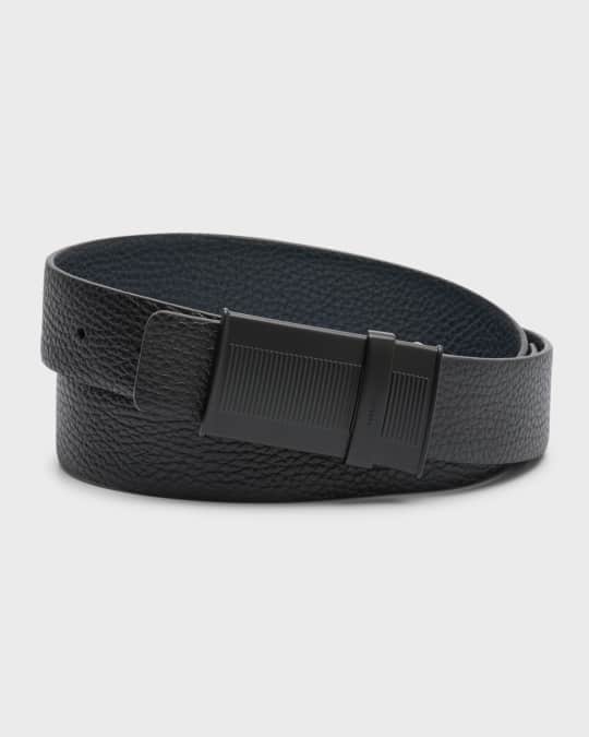 Ferragamo Men s Fixed Jacquard Gancini Belt Neiman Marcus