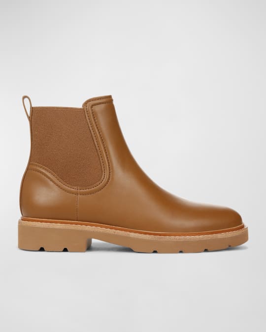 Vince Rue Leather Chelsea Ankle Boots Neiman Marcus