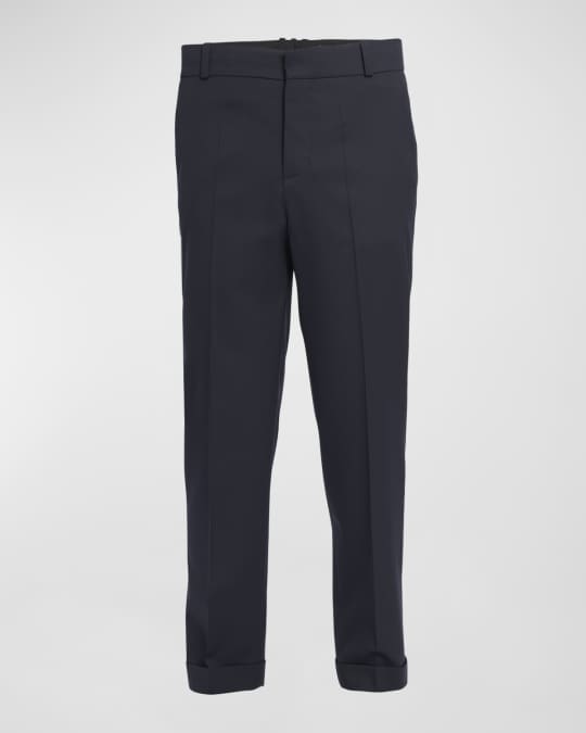 Balmain Men s Straight Leg Tailored Wool Pants Neiman Marcus