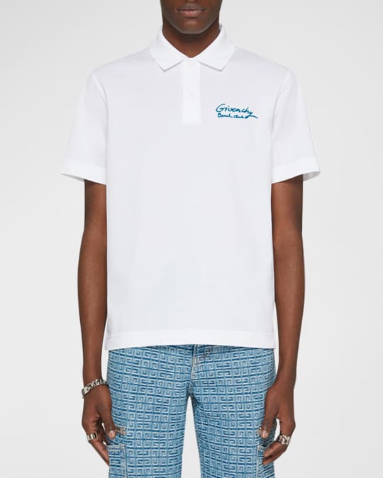 Givenchy Men's Plage Beach Club Polo Shirt Neiman Marcus