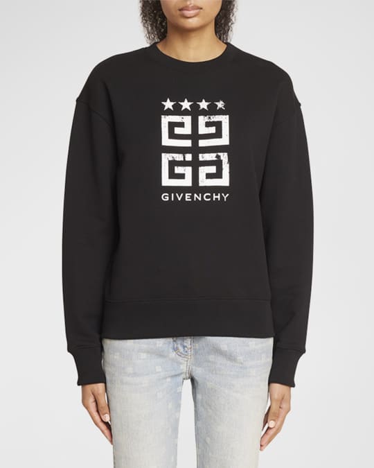 Givenchy 4G Logo Cotton Sweatshirt Neiman Marcus
