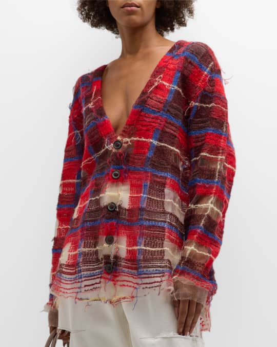 Maison margiela mohair cardigan sale