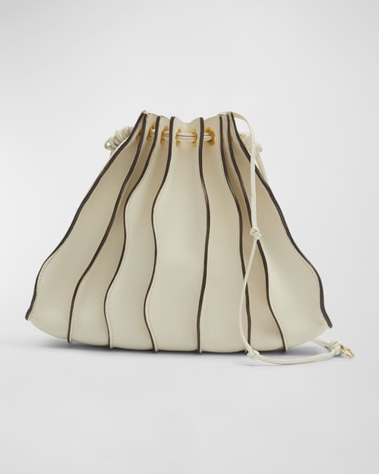 Adria Small Pleated Wave Shoulder Bag