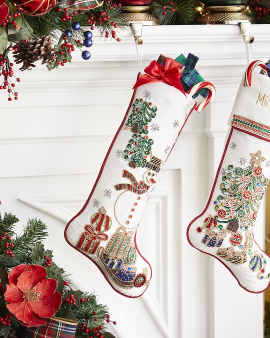 Kim Seybert Christmas Joy Stocking Neiman Marcus