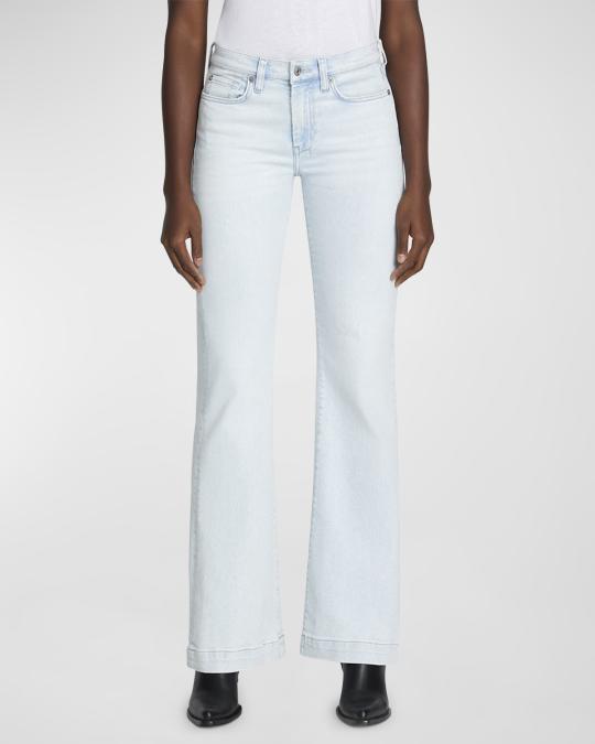 SEVEN FOR ALL MANKIND TAILORLESS MODERN DOJO JEANS IN WHITE