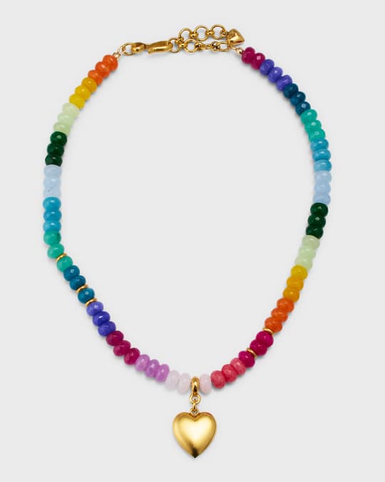 Brinker and eliza heart necklace clearance