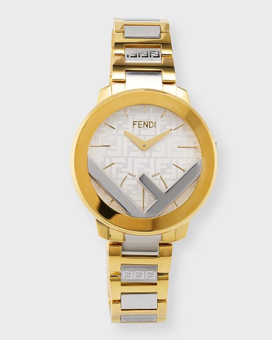 Fendi F Is Fendi 36mm Two Tone Watch with Bracelet Strap | Neiman