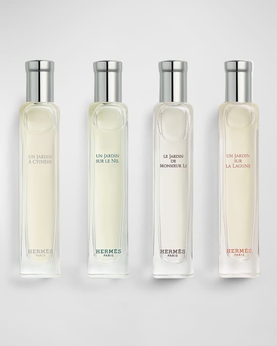 Hermes The Parfums-Jardins Collection Travel Set, 4 x 0.5 oz