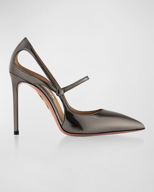 Bovary Metallic Mary Jane Pumps