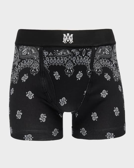 Amiri Men's Bandana-Print Boxer Briefs | Neiman Marcus