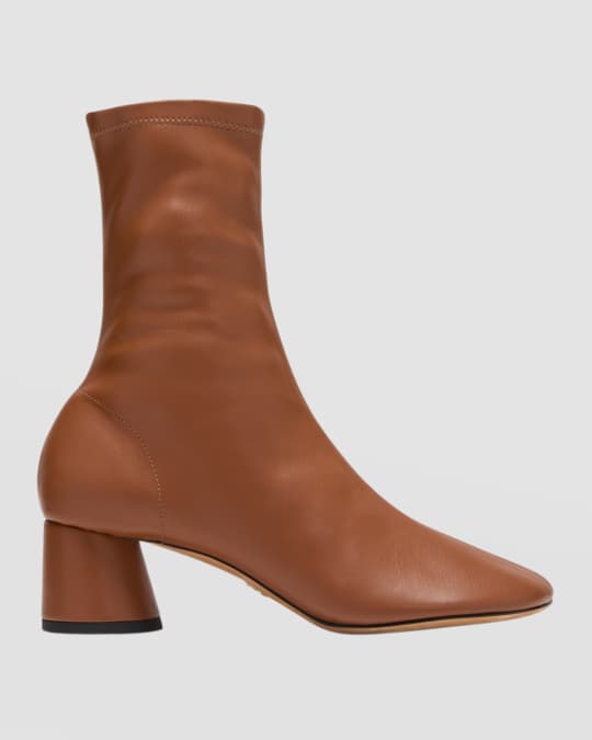 Glove Stretch Cylinder Heel Ankle Boots