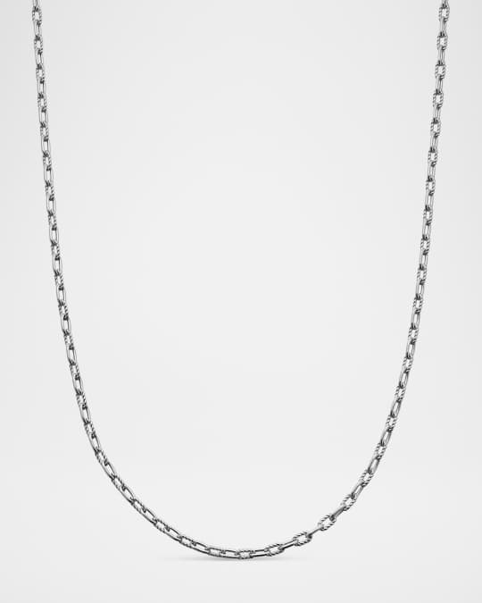 3mm Men's DY Madison Chain Necklace in Silver