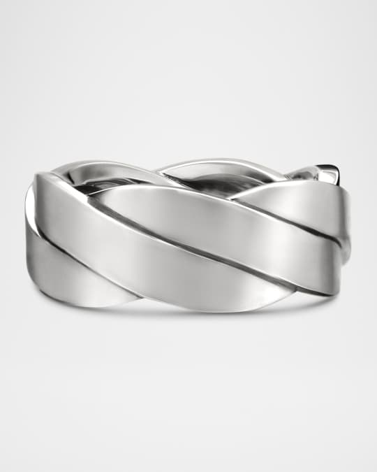 Men's DY Helios Band Ring in Silver, 9mm