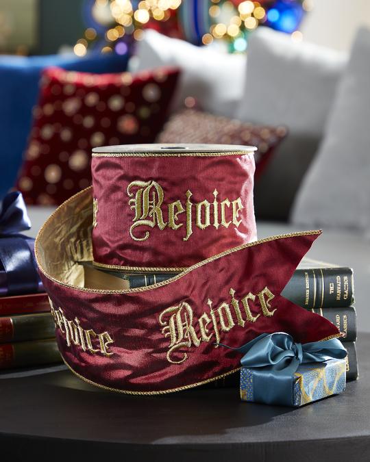 D. Stevens Rejoice Christmas Ribbon, 4