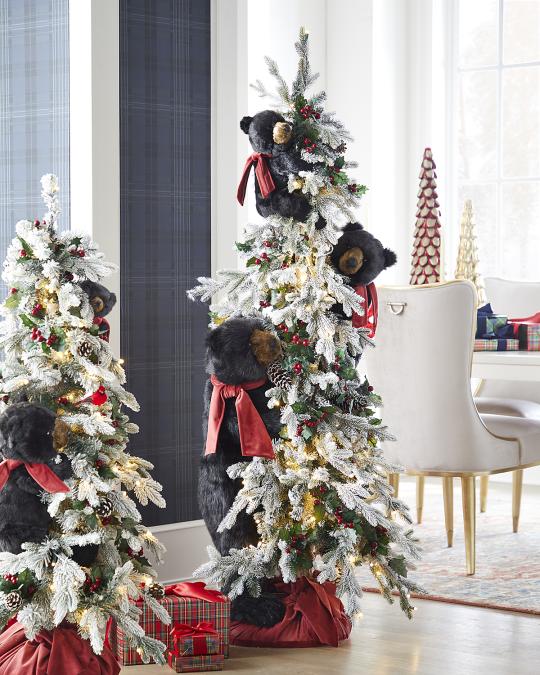 Ditz Designs Christmas Bliss Bear Trio Tree, 72
