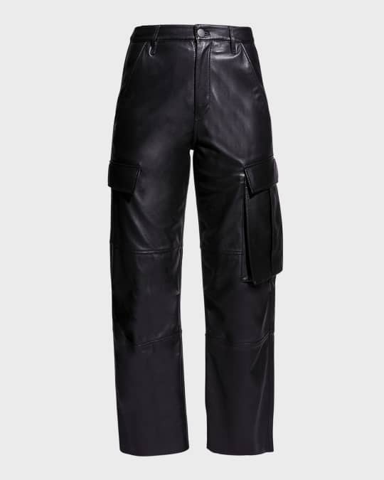 Cole Upcycled Leather Cargo Pants