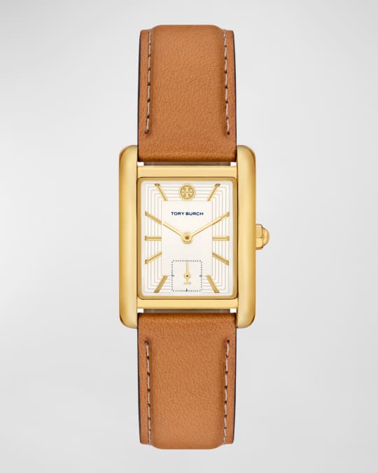 人気デザイナー Tory Burch The Eleanor Luggage Leather Watch | Neiman Marcus バッグ