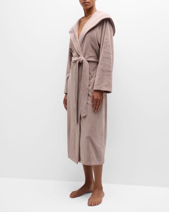 Barefoot Dreams LuxeChic Hooded Wrap Robe | Neiman Marcus