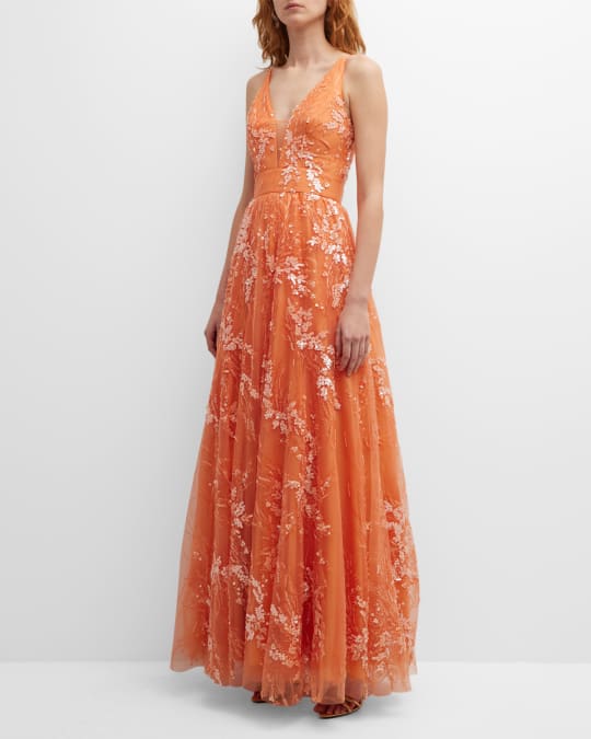 open lace back dress Dress the Population Women's Briar Fit and Flare Midi Dress for Special  Occasion, Burnt orange : Amazon.de: Fashion